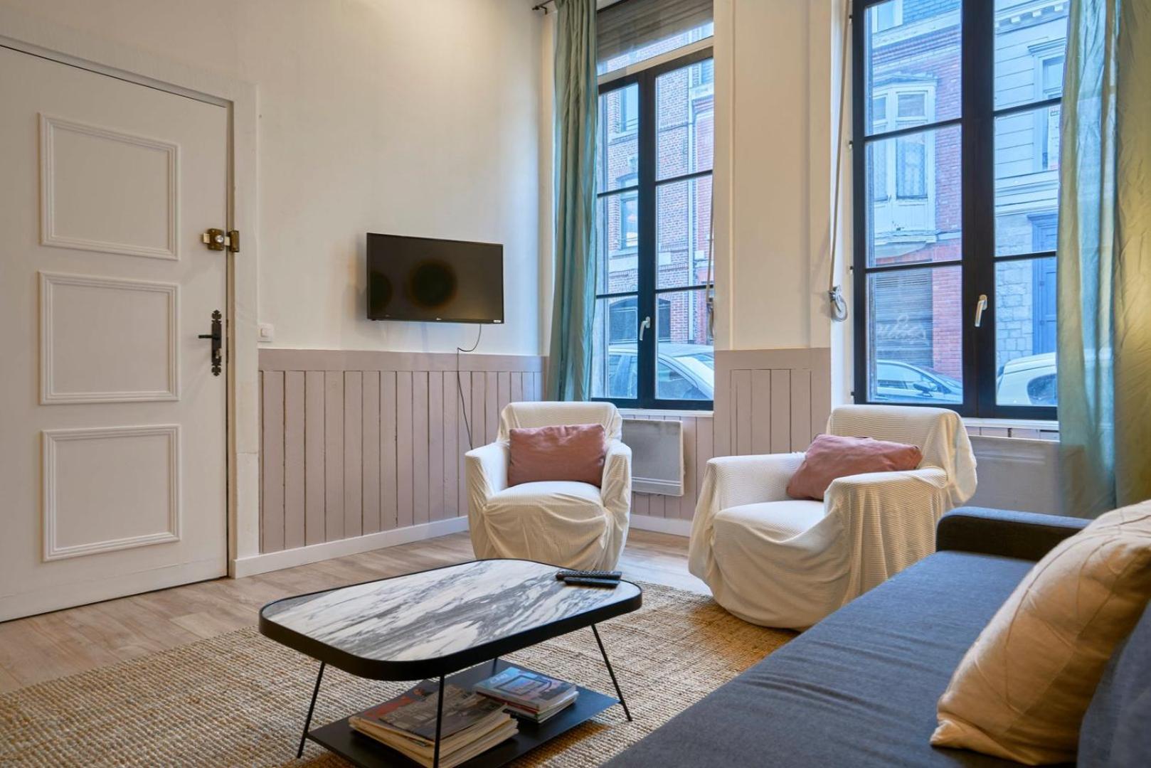 Old Lille: Charming Renovated Apartment Exterior foto